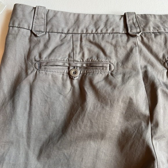 Gap Cotton Sateen Cropped Cargo Pants-Gray-NWT- Size 10 - Picture 7 of 8